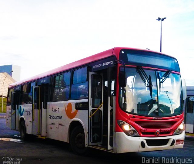 Viação Piracicabana Distrito Federal 110167 na cidade de Brasília, Distrito Federal, Brasil, por Daniel Rodrigues. Número da foto: #2322236.