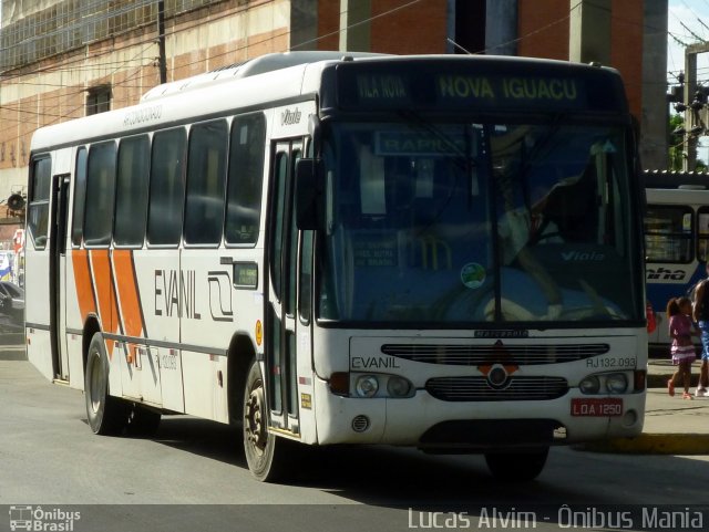 Evanil Transportes e Turismo RJ 132.093 na cidade de Nova Iguaçu, Rio de Janeiro, Brasil, por Lucas Alvim. Número da foto: #2321687.