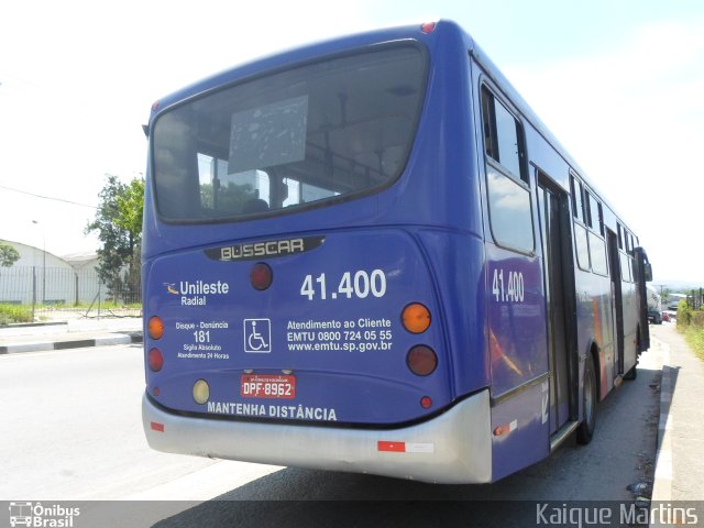 Radial Transporte Coletivo 41.400 na cidade de Itaquaquecetuba, São Paulo, Brasil, por Kaique Martins. Número da foto: #2320408.