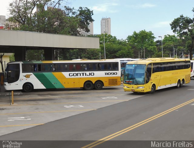 Empresa Gontijo de Transportes 11090 na cidade de Ribeirão Preto, São Paulo, Brasil, por Marcio Freitas. ID da foto: 2321214.