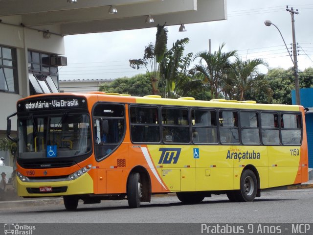 TUA - Transportes Urbanos Araçatuba 1150 na cidade de Araçatuba, São Paulo, Brasil, por Cristiano Soares da Silva. ID da foto: 2322080.