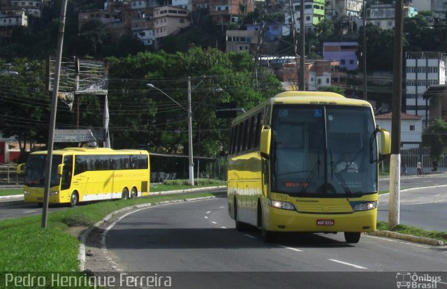 Viação Itapemirim 9703 na cidade de Vitória, Espírito Santo, Brasil, por Pedro Henrique Ferreira. Número da foto: #2322197.