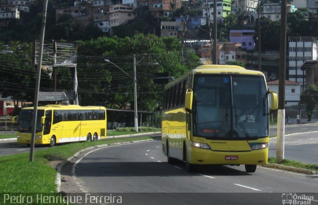 Viação Itapemirim 9703 na cidade de Vitória, Espírito Santo, Brasil, por Pedro Henrique Ferreira. ID da foto: 2322197.