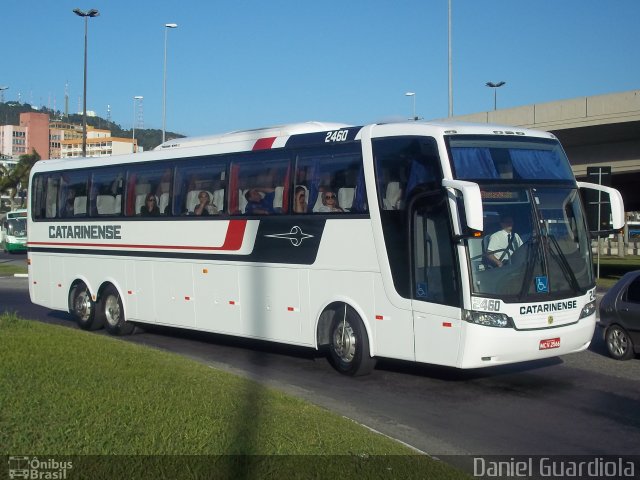 Auto Viação Catarinense 2460 na cidade de Florianópolis, Santa Catarina, Brasil, por Daniel Guardiola. Número da foto: #2323774.