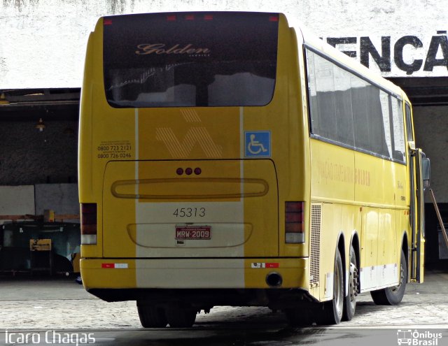 Viação Itapemirim 45313 na cidade de São Gonçalo dos Campos, Bahia, Brasil, por Ícaro Chagas. Número da foto: #2323423.