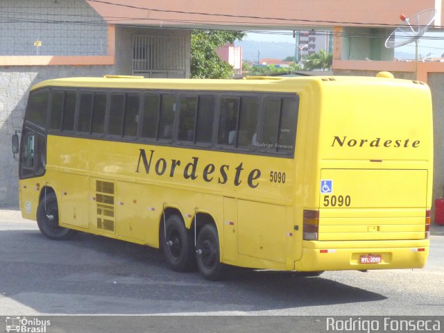 Viação Nordeste 5090 na cidade de Campina Grande, Paraíba, Brasil, por Rodrigo Fonseca. Número da foto: #2323863.