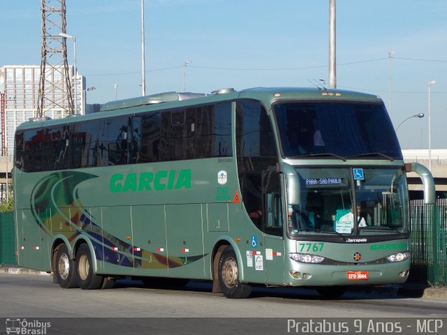 Viação Garcia 7767 na cidade de São Paulo, São Paulo, Brasil, por Cristiano Soares da Silva. Número da foto: #2324003.