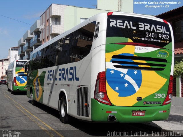 Real Brasil Turismo 390 na cidade de Guarapari, Espírito Santo, Brasil, por Antonio Carlos Fernandes. Número da foto: #2322976.