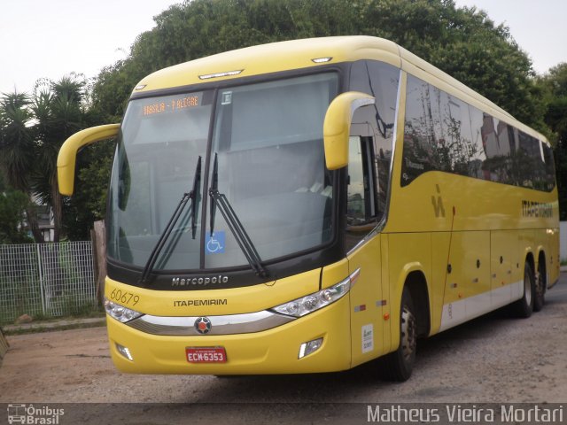 Viação Itapemirim 60679 na cidade de Curitiba, Paraná, Brasil, por Matheus Vieira Mortari. Número da foto: #2323493.