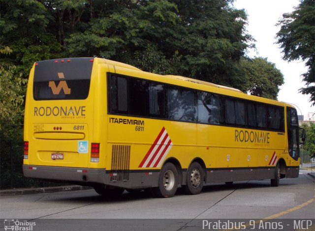 Viação Itapemirim 6811 na cidade de São Paulo, São Paulo, Brasil, por Cristiano Soares da Silva. Número da foto: #2324891.