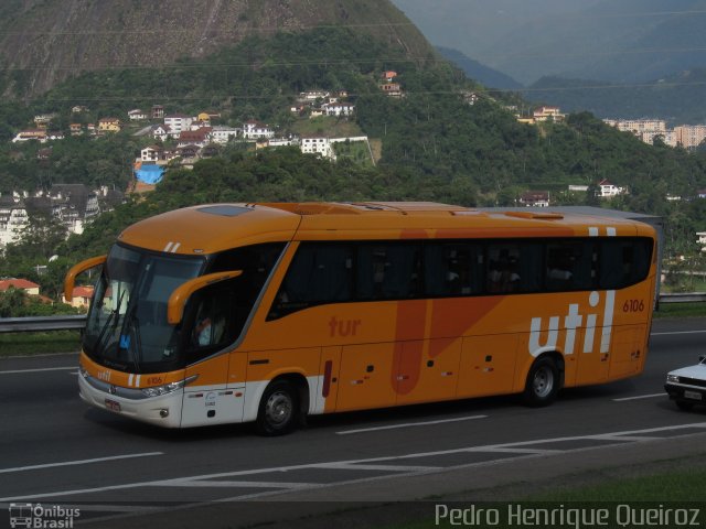 UTIL - União Transporte Interestadual de Luxo 6106 na cidade de Petrópolis, Rio de Janeiro, Brasil, por Pedro Henrique Queiroz. ID da foto: 2326408.
