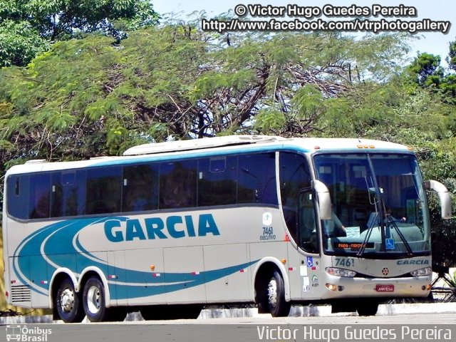 Viação Garcia 7461 na cidade de Maringá, Paraná, Brasil, por Victor Hugo Guedes Pereira. Número da foto: #2324666.