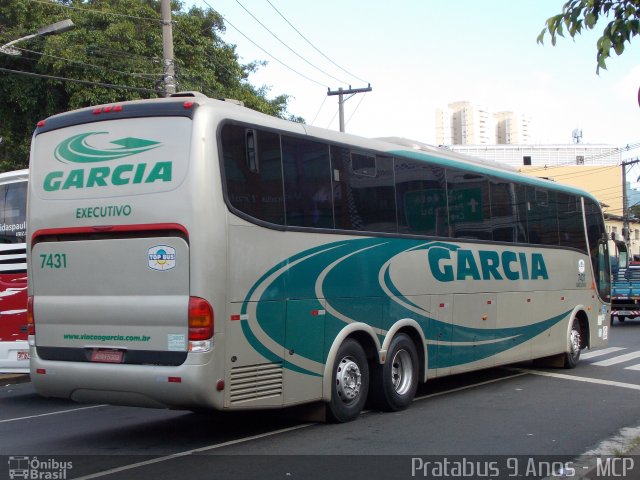 Viação Garcia 7431 na cidade de São Paulo, São Paulo, Brasil, por Cristiano Soares da Silva. Número da foto: #2324934.