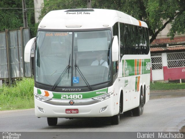 Cia. São Geraldo de Viação 21480 na cidade de Ilhéus, Bahia, Brasil, por Daniel  Machado. Número da foto: #2325320.