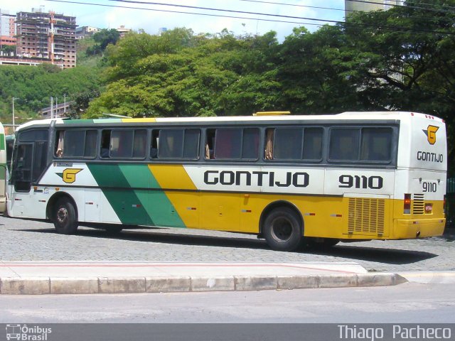 Empresa Gontijo de Transportes 9110 na cidade de Belo Horizonte, Minas Gerais, Brasil, por Thiago  Pacheco. ID da foto: 2325785.