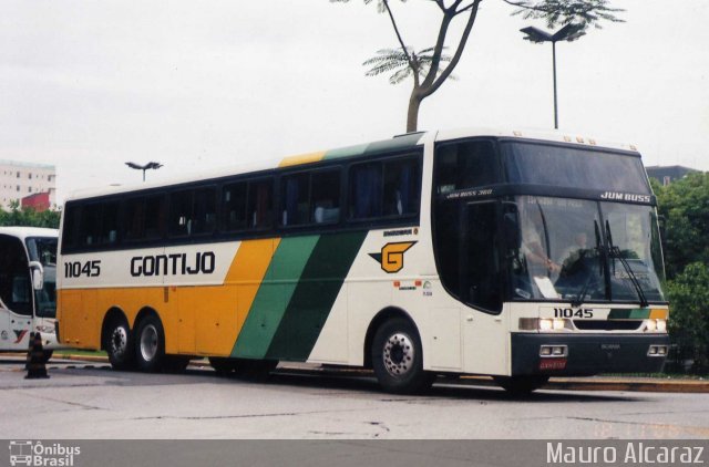 Empresa Gontijo de Transportes 11045 na cidade de São Paulo, São Paulo, Brasil, por Mauro Alcaraz. ID da foto: 2326430.