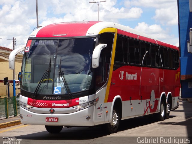 Expresso Itamarati 6215 na cidade de São José do Rio Preto, São Paulo, Brasil, por Gabriel Rodrigues. ID da foto: 2328539.