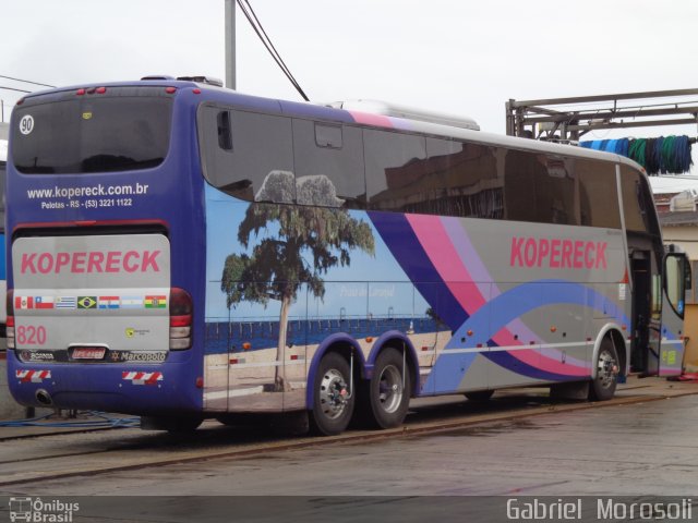 Kopereck Turismo 820 na cidade de Pelotas, Rio Grande do Sul, Brasil, por Gabriel  Morosoli. Número da foto: #2328750.