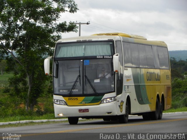 Empresa Gontijo de Transportes 11595 na cidade de Vitória da Conquista, Bahia, Brasil, por Rava Ogawa. ID da foto: 2327341.