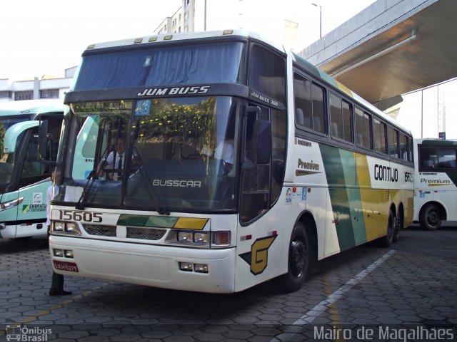 Empresa Gontijo de Transportes 15605 na cidade de Belo Horizonte, Minas Gerais, Brasil, por Mairo de Magalhães. ID da foto: 2327405.