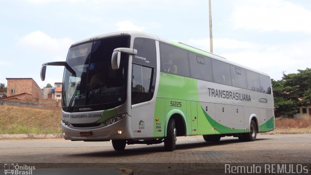 Transbrasiliana Transportes e Turismo 51225 na cidade de São Luís, Maranhão, Brasil, por Romulo de Oliveira Clementino. Número da foto: #2326742.
