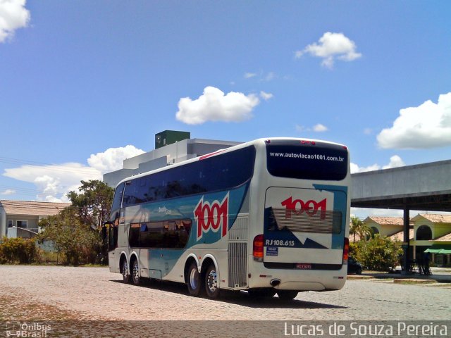 Auto Viação 1001 RJ 108.615 na cidade de Campos dos Goytacazes, Rio de Janeiro, Brasil, por Lucas de Souza Pereira. Número da foto: #2327826.