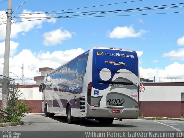 Expresso Regional 4000 na cidade de Osasco, São Paulo, Brasil, por William Patrick Galvão Nascimento. Número da foto: #2326825.