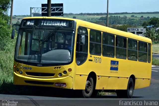 AVOA - Auto Viação Ourinhos Assis 7870 na cidade de Ourinhos, São Paulo, Brasil, por Francisco Ivano. Número da foto: #2328716.
