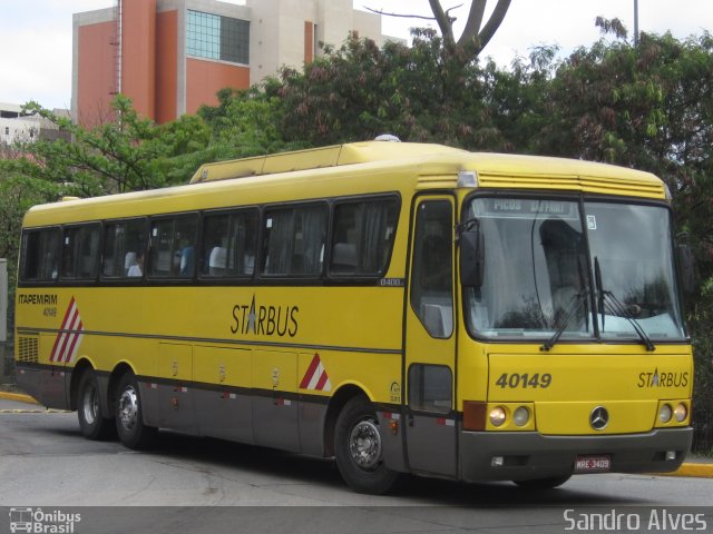 Viação Itapemirim 40149 na cidade de São Paulo, São Paulo, Brasil, por Sandro Alves. ID da foto: 2327320.