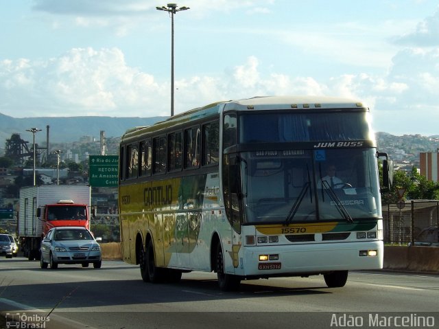 Empresa Gontijo de Transportes 15570 na cidade de Belo Horizonte, Minas Gerais, Brasil, por Adão Raimundo Marcelino. ID da foto: 2328520.