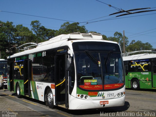 Metra - Sistema Metropolitano de Transporte 7217 na cidade de São Bernardo do Campo, São Paulo, Brasil, por Marco Antonio da Silva. Número da foto: #2329238.