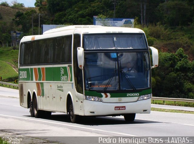 Cia. São Geraldo de Viação 20010 na cidade de Ribeirão Vermelho, Minas Gerais, Brasil, por Pedro Henrique Gumercindo da Silva. Número da foto: #2329075.