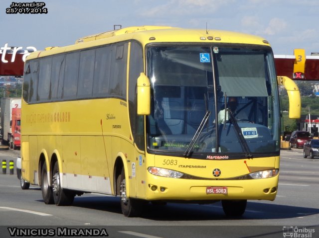 Viação Itapemirim 5083 na cidade de Jacareí, São Paulo, Brasil, por Vinicius Miranda. Número da foto: #2329706.