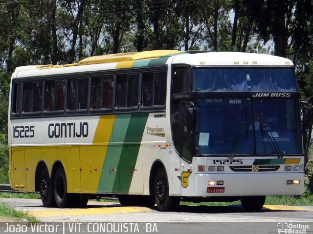 Empresa Gontijo de Transportes 15225 na cidade de Vitória da Conquista, Bahia, Brasil, por João Victor. ID da foto: 2330489.