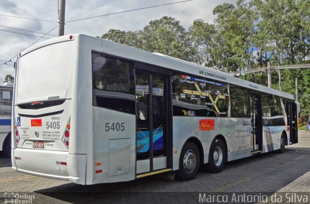 Metra - Sistema Metropolitano de Transporte 5405 na cidade de São Bernardo do Campo, São Paulo, Brasil, por Marco Antonio da Silva. ID da foto: 2329231.