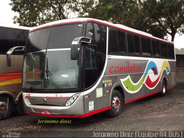 Camilotur 540 na cidade de Aparecida, São Paulo, Brasil, por Jerônimo Diniz. ID da foto: 2330595.