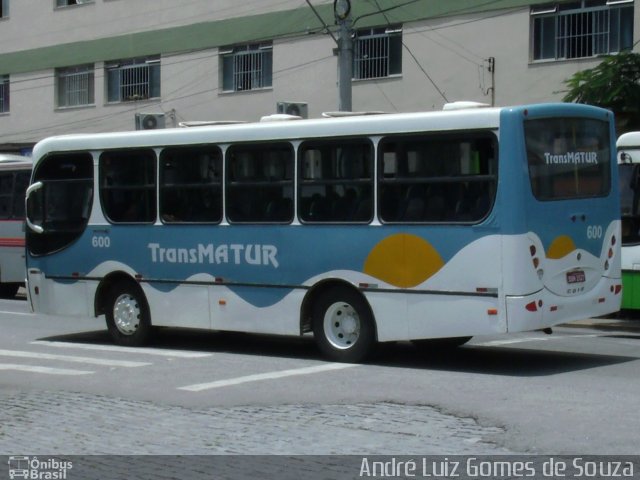 TransMatur Transporte Turismo 600 na cidade de Resende, Rio de Janeiro, Brasil, por André Luiz Gomes de Souza. ID da foto: 2330666.