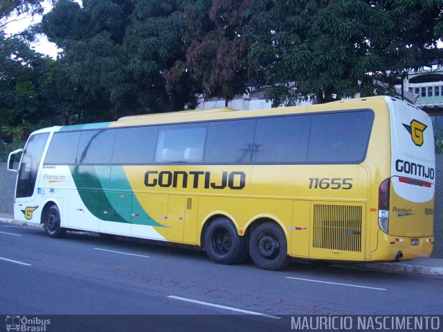 Empresa Gontijo de Transportes 11655 na cidade de Belo Horizonte, Minas Gerais, Brasil, por Maurício Nascimento. ID da foto: 2329393.