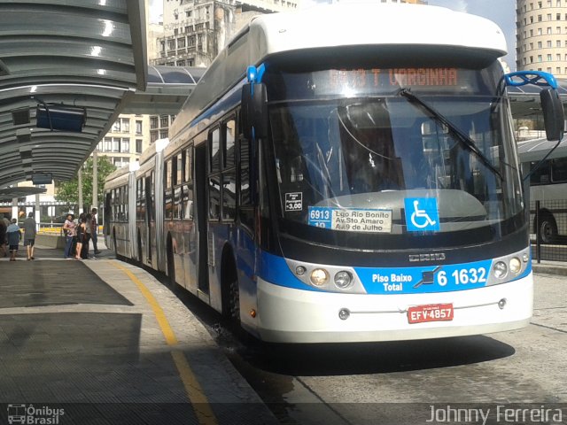 Viação Cidade Dutra 6 1632 na cidade de São Paulo, São Paulo, Brasil, por Johnny Ferreira. ID da foto: 2329865.