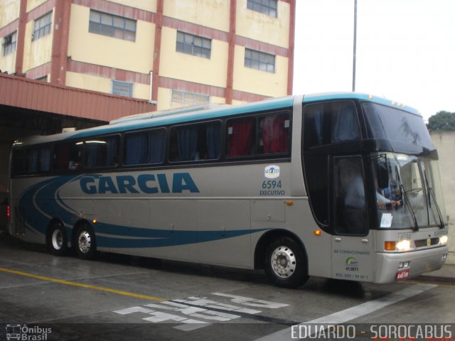 Viação Garcia 6594 na cidade de Sorocaba, São Paulo, Brasil, por EDUARDO - SOROCABUS. ID da foto: 2332457.