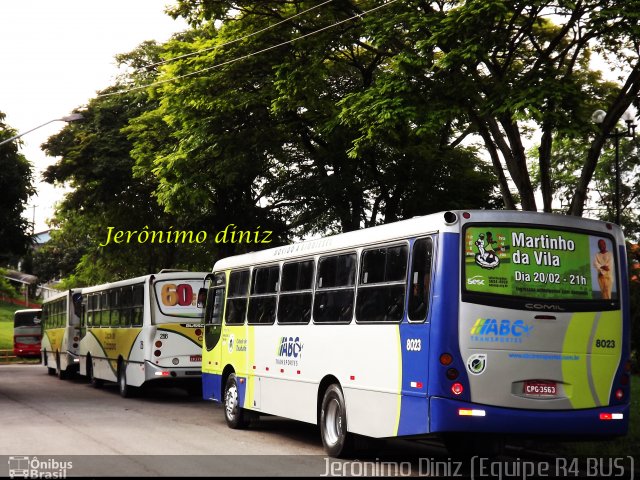 ABC Transportes Coletivos  Vale do Paraíba 8023 na cidade de Caçapava, São Paulo, Brasil, por Jerônimo Diniz. Número da foto: #2332636.