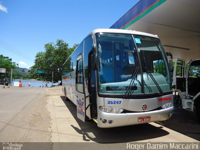 Reunidas Transportes Coletivos 26247 na cidade de Itapiranga, Santa Catarina, Brasil, por Roger Damim Maccarini. Número da foto: #2332048.