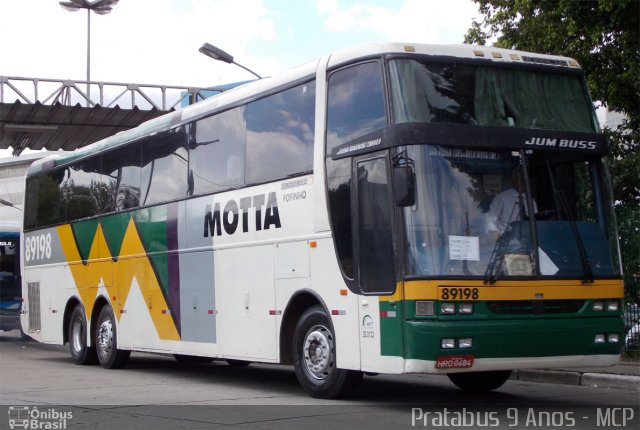 Viação Motta 89198 na cidade de São Paulo, São Paulo, Brasil, por Cristiano Soares da Silva. ID da foto: 2332641.