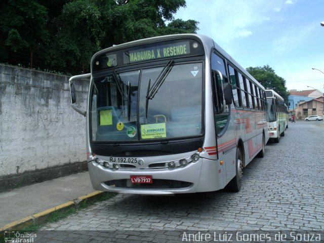 Viação Resendense RJ 192.025 na cidade de Resende, Rio de Janeiro, Brasil, por André Luiz Gomes de Souza. Número da foto: #2332954.