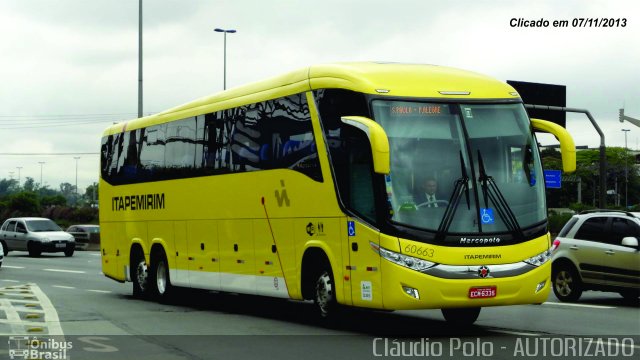 Viação Itapemirim 60663 na cidade de São Paulo, São Paulo, Brasil, por Fábio Alcântara Fernandes. Número da foto: #2333395.