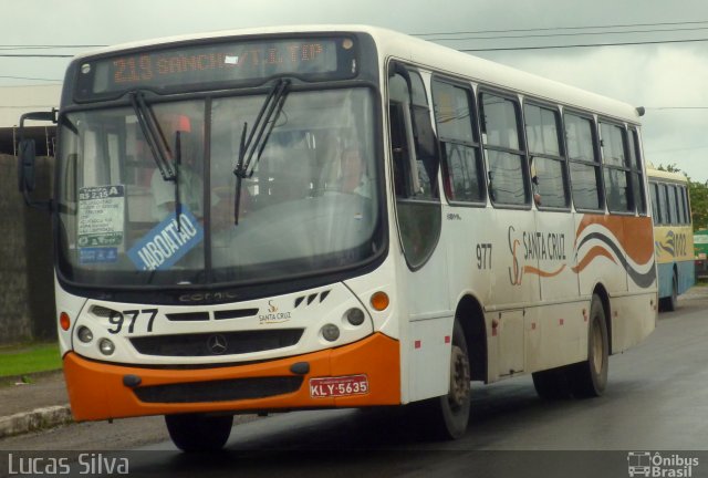 Auto Viação Santa Cruz 977 na cidade de Recife, Pernambuco, Brasil, por Lucas Silva. Número da foto: #2332371.