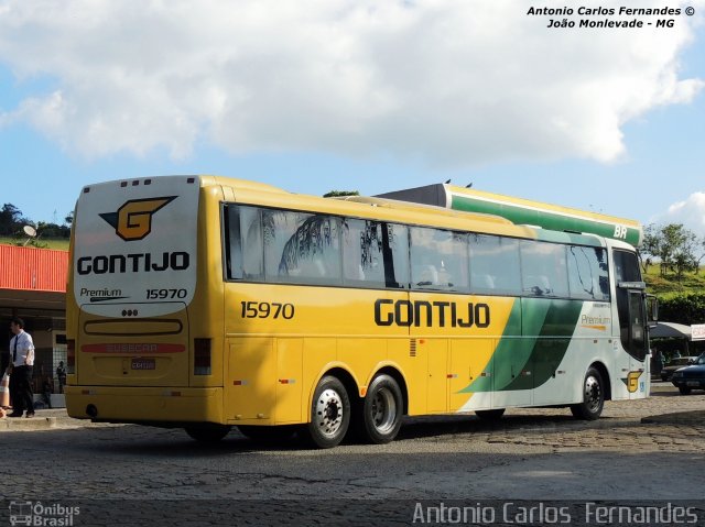 Empresa Gontijo de Transportes 15970 na cidade de João Monlevade, Minas Gerais, Brasil, por Antonio Carlos Fernandes. ID da foto: 2334821.