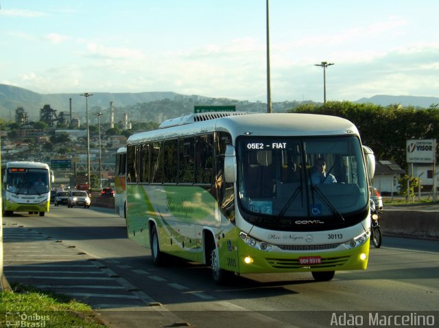 Rio Negro Fretamento e Turismo 30113 na cidade de Belo Horizonte, Minas Gerais, Brasil, por Adão Raimundo Marcelino. ID da foto: 2335565.