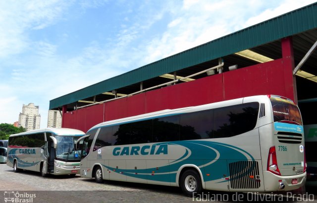 Viação Garcia 7786 na cidade de São Paulo, São Paulo, Brasil, por Fabiano de Oliveira Prado. Número da foto: #2334207.