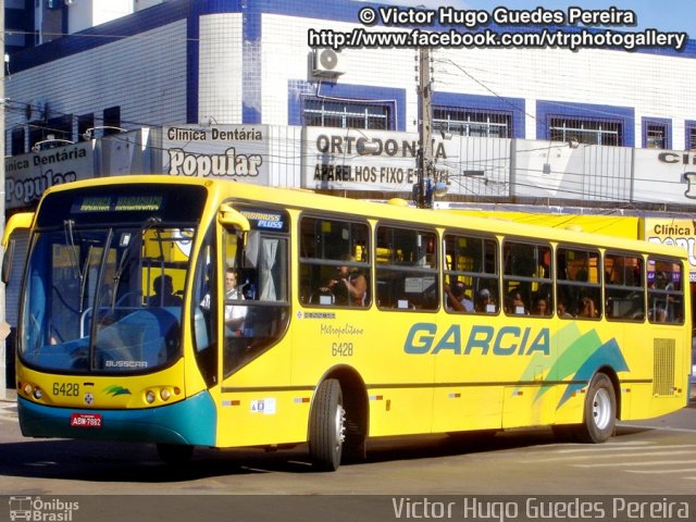 Viação Garcia 6428 na cidade de Maringá, Paraná, Brasil, por Victor Hugo Guedes Pereira. ID da foto: 2334037.